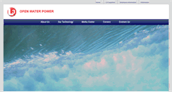 Desktop Screenshot of openwaterpower.com